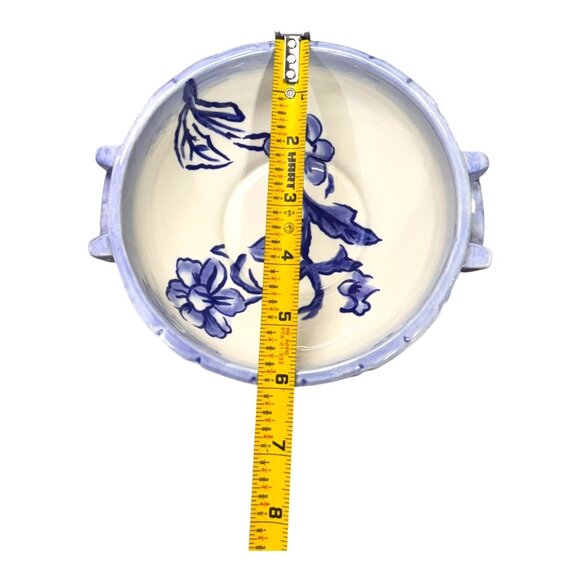 Tracy Porter La Parisienne Collection Hand-Painted Ceramic Bowl Floral & Handles - Picture 7 of 10
